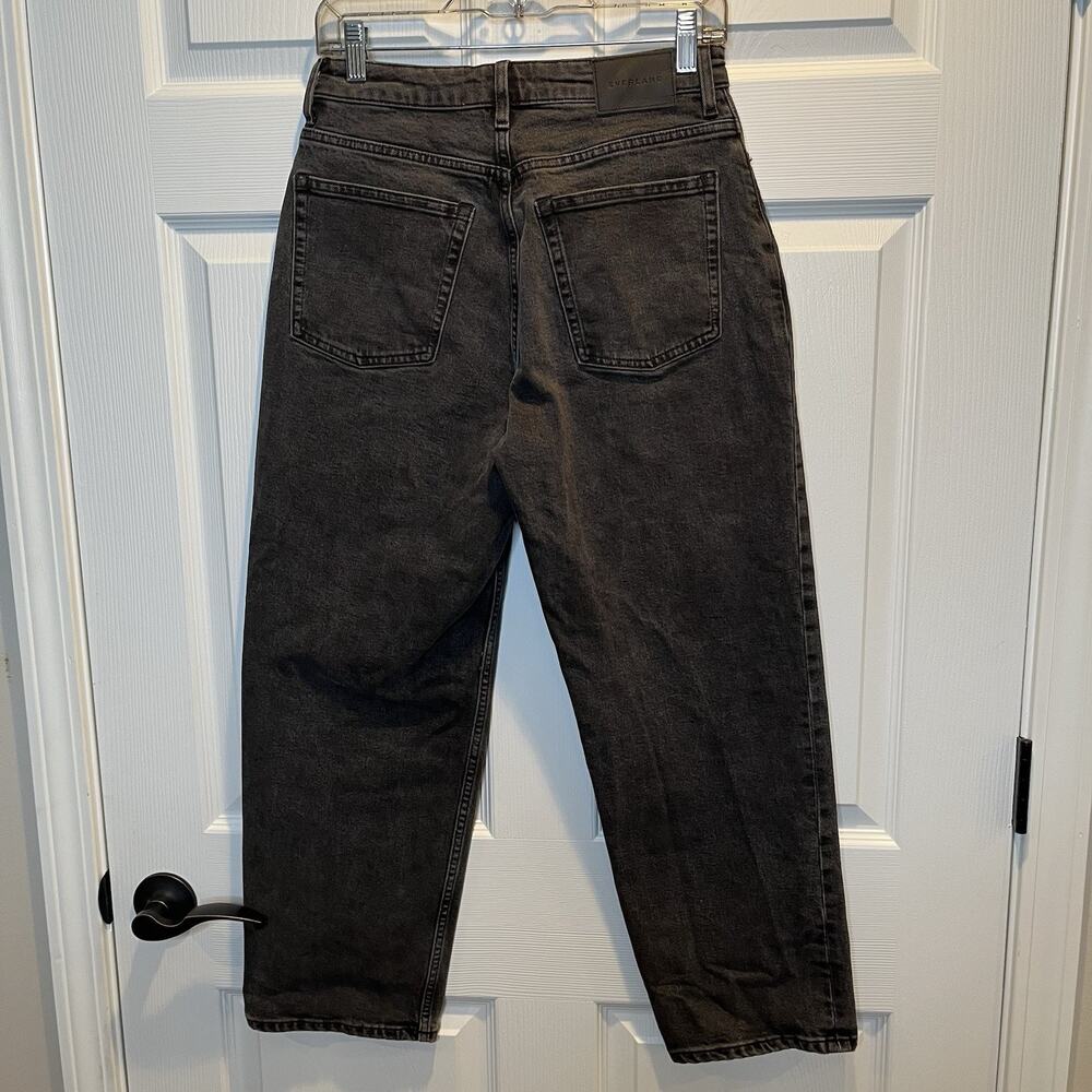 Everlane The Curvy Way-High Jean Sz 29 Reg (Actu. 28x26.5) Gray 100% Org Cotton - Picture 2 of 10